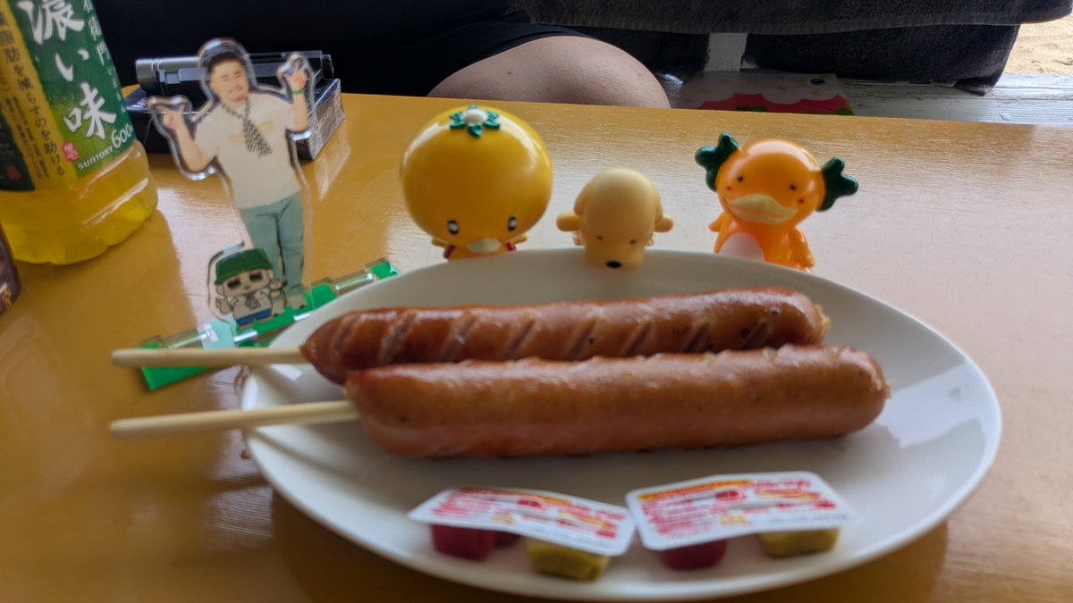 V_M_O_A_V's tweet photo. 毎年恒例行事の竹野浜海水浴場まで遊びにきました😆✨💕
ひと泳ぎしたので、今から早めのお昼ご飯です😋✨💕
#みかんかっぱ
#みかんかっぱちゃん
#ゴルちゃん
#ウパるパ
#卡斯
#Cass
#熊猫堂
#竹野浜
#竹野浜海水浴場 https://t.co/XLMrim09es
