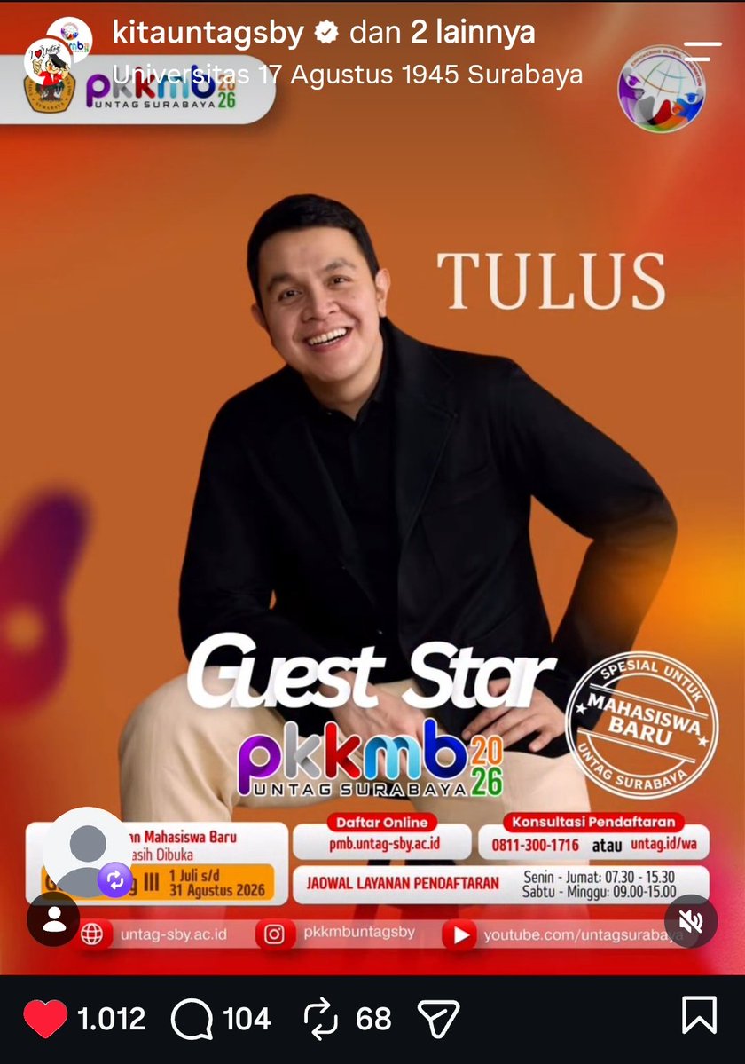 satetaichanasin's tweet photo. TULUS AMA YURA BANGET NIH KAMPUS GW????????? https://t.co/03ktUmM0An