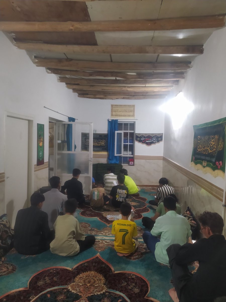 Mahdavi_af's tweet photo. Holding weekly prayer ceremonies with the participation of teenagers in the Mahdavi Tuesdays series https://t.co/JqxHjUZuTm