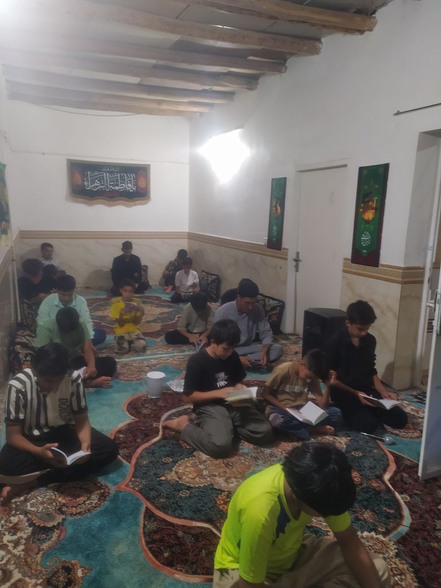 Mahdavi_af's tweet photo. Holding weekly prayer ceremonies with the participation of teenagers in the Mahdavi Tuesdays series https://t.co/JqxHjUZuTm