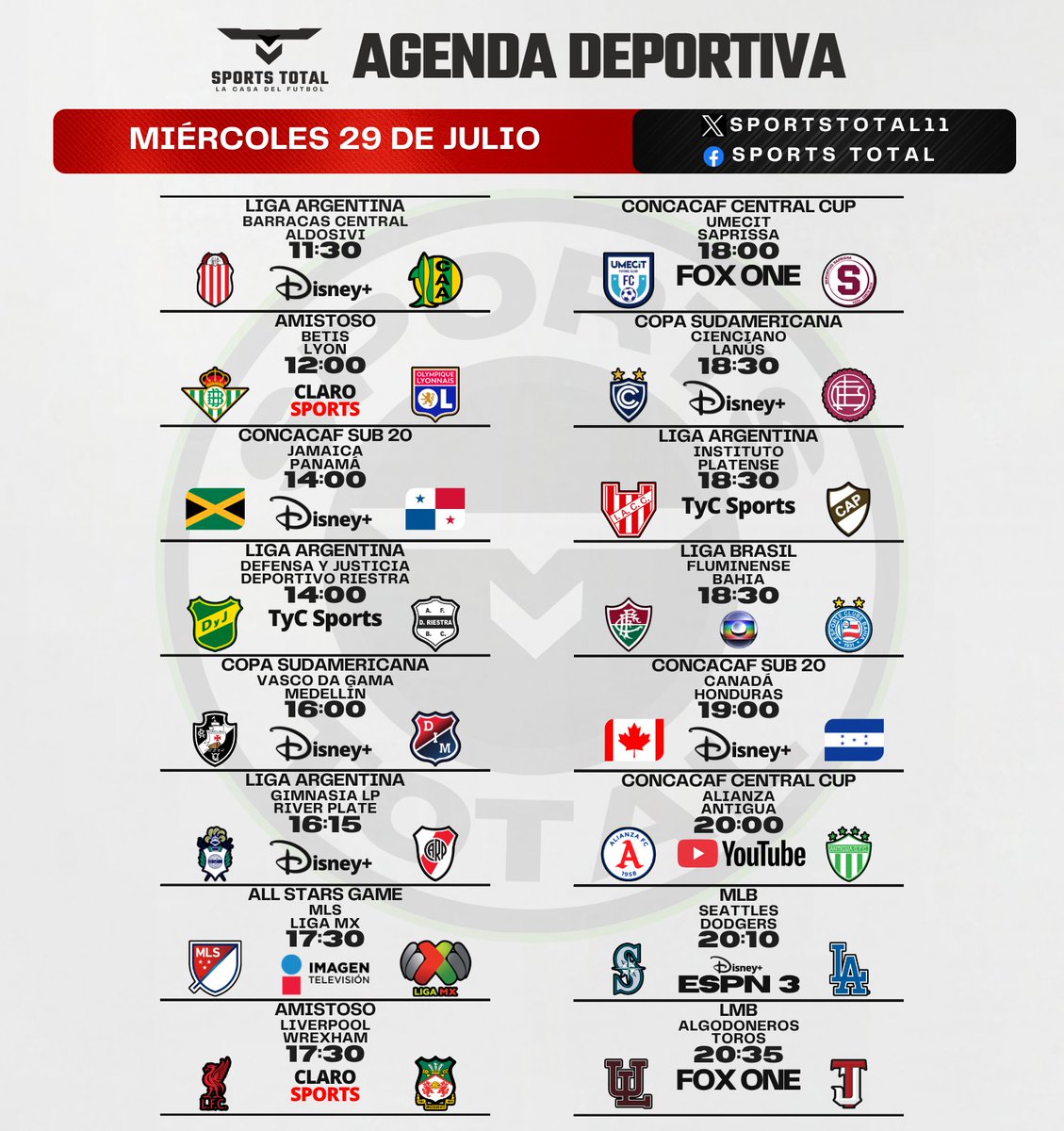 SportsTOTAL11's tweet photo. 🔥 ¡Noche De Estrellas!
⭐ El All-Star Game Roba Los Reflectores En La Agenda Deportiva Total.
👀 ¿A Cuál Le Prendes? https://t.co/3vLbwoNYvI