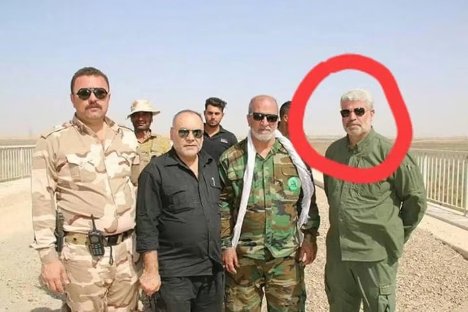 h92us's tweet photo. انباء غير مؤكدة اغتيال القائد الايراني في معسكر امرلي الجنرال اقبالي بور 

من هو الجنرال الحاج اقبال بور ؟
اقبال بور : ايراني الجنسية فارسي القومية و يحمل رتبة عميد في الحرس الثوري الايراني و هو الحاكم العسكري الفعلي لمناطق شمال ديالى و كركوك و الطوز و امرلي و داقوق و الحويجة. https://t.co/Y930bZ4kou