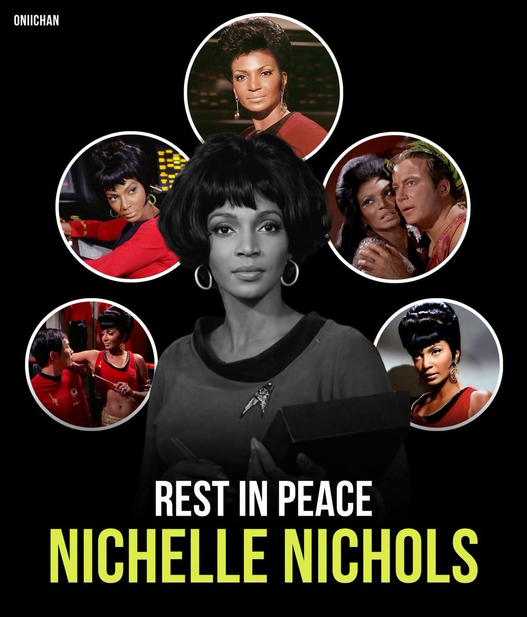oniichanph's tweet photo. Nichelle Nichols passed away four years ago at the age of 89 🥺

Remembering the trailblazing actress, singer, whose groundbreaking career forever changed the face of television and inspired generations around the world.

Best known as Lt. Nyota Uhura in the Star Trek franchise, Nichols broke barriers as one of the first Black women to hold a prominent role on American television. 

Beyond Star Trek, she enjoyed a diverse career in live-action and voice acting, bringing memorable characters to life across television, film, and animation.

Some of her most popular roles include:
• Lt. Nyota Uhura — Star Trek: The Original Series / The Animated Series / first six films / video games
• Nana Dawson — Heroes
• Diane Maza — Gargoyles 
• Miss Mable — Are We There Yet?
• Thoth Khepera — Batman: The Animated Series 
• Nichelle Nichols / Nichelle Nichols’s Head — Futurama 
• Amelia Brooks — Snow Dogs
• Miriam — Spider-Man: The Animated Series 
• Herself — The Simpsons 
…and many more!

Nichelle Nichols passed away on July 2022, leaving behind a remarkable legacy that extended far beyond entertainment. 

Rest in peace, Nichelle Nichols 🎂