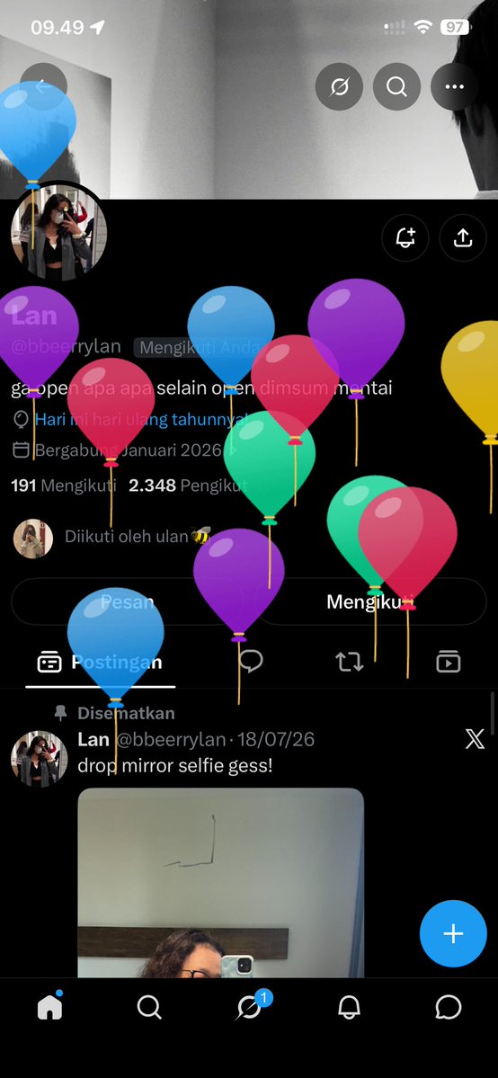 CaffeLatteSusu's tweet photo. @bbeerrylan Ada ni, hbd ya lann https://t.co/oEpaVTnX2n