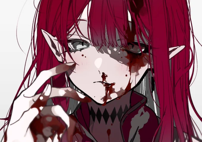 Image from 𝐿͟𝐀͟𝐃͟𝐘͟ 𝒮͟𝐏͟𝐈͟𝐍͟𝐄͟𝐋͟ (@red_calamity_)