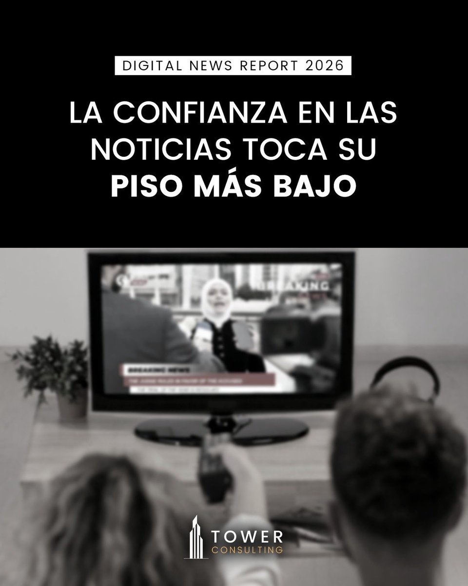 Towercons_uy's tweet photo. La confianza global en las noticias cayó al 37%, su nivel más bajo desde que el Reuters Institute comenzó a medirla en 2015. En América Latina, Colombia y Argentina registran los niveles más bajos de la región; Brasil y Chile, los más altos. https://t.co/9TQPx1wxtG
