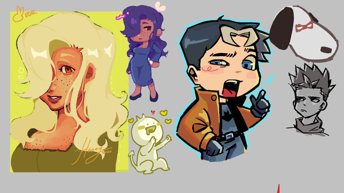 udderthehood's tweet photo. Art dump w/ @PUNKT4T 💫
#dcoc #dccomics #magma https://t.co/eYRbouvtsZ