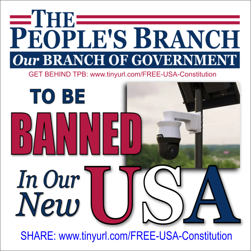 RealTPBUSA's tweet photo. To Be BANNED in our new U.S.A.: 
Automated License Plate Readers,
Automobile Kill Switches, and other 
means of Governmental Racketeering
https://t.co/EIev7TVUxg https://t.co/OBySGrSmwl