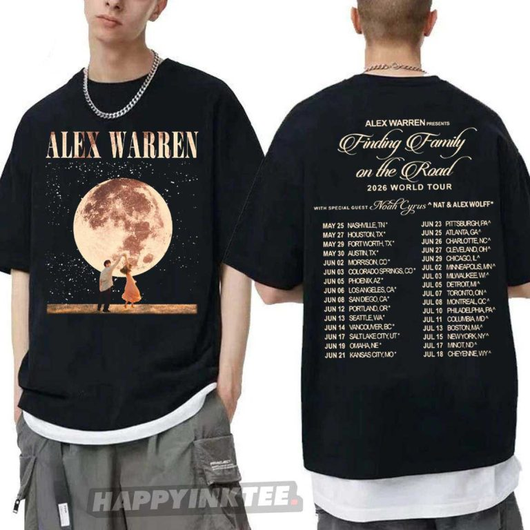 happyinktee's tweet photo. 🌙🎤 Tour Memories Start Here!

Love alex warren tour merch? ✨ Tag your concert crew, grab yours today, and wear the journey everywhere! 🎶🔥

#AlexWarren #WorldTour2026 #Happyinktee https://t.co/BBEms9Z1by