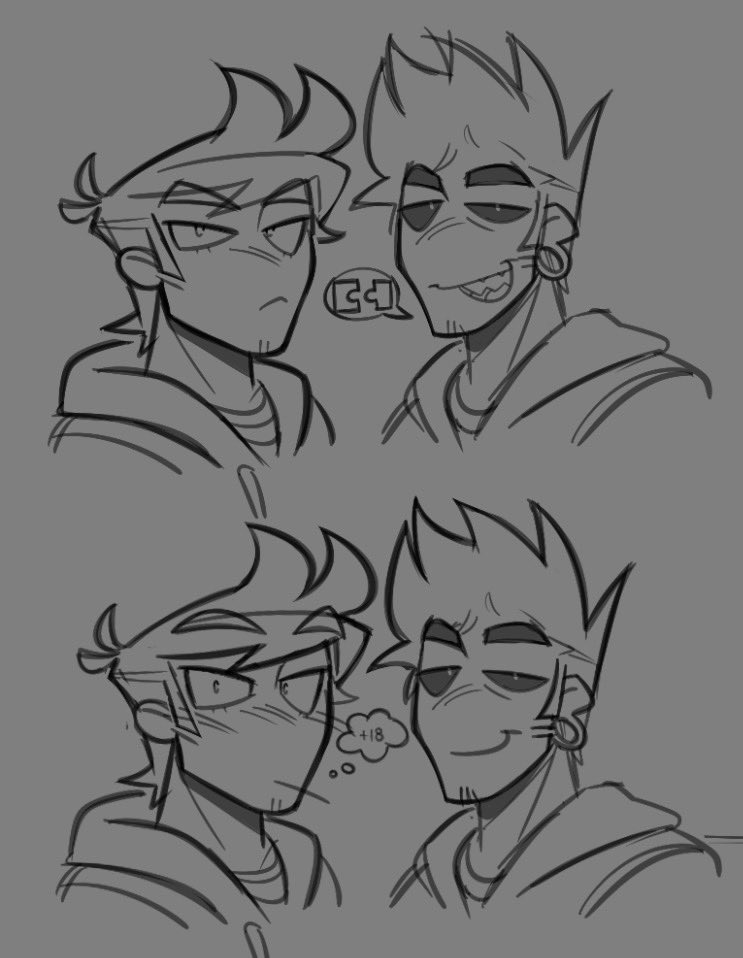 marky_shrimpy's tweet photo. Tom saw puzzle pieces. Tord saw... whatever the hell Tord saw.. #eddsworld https://t.co/nAdUlEkTTG