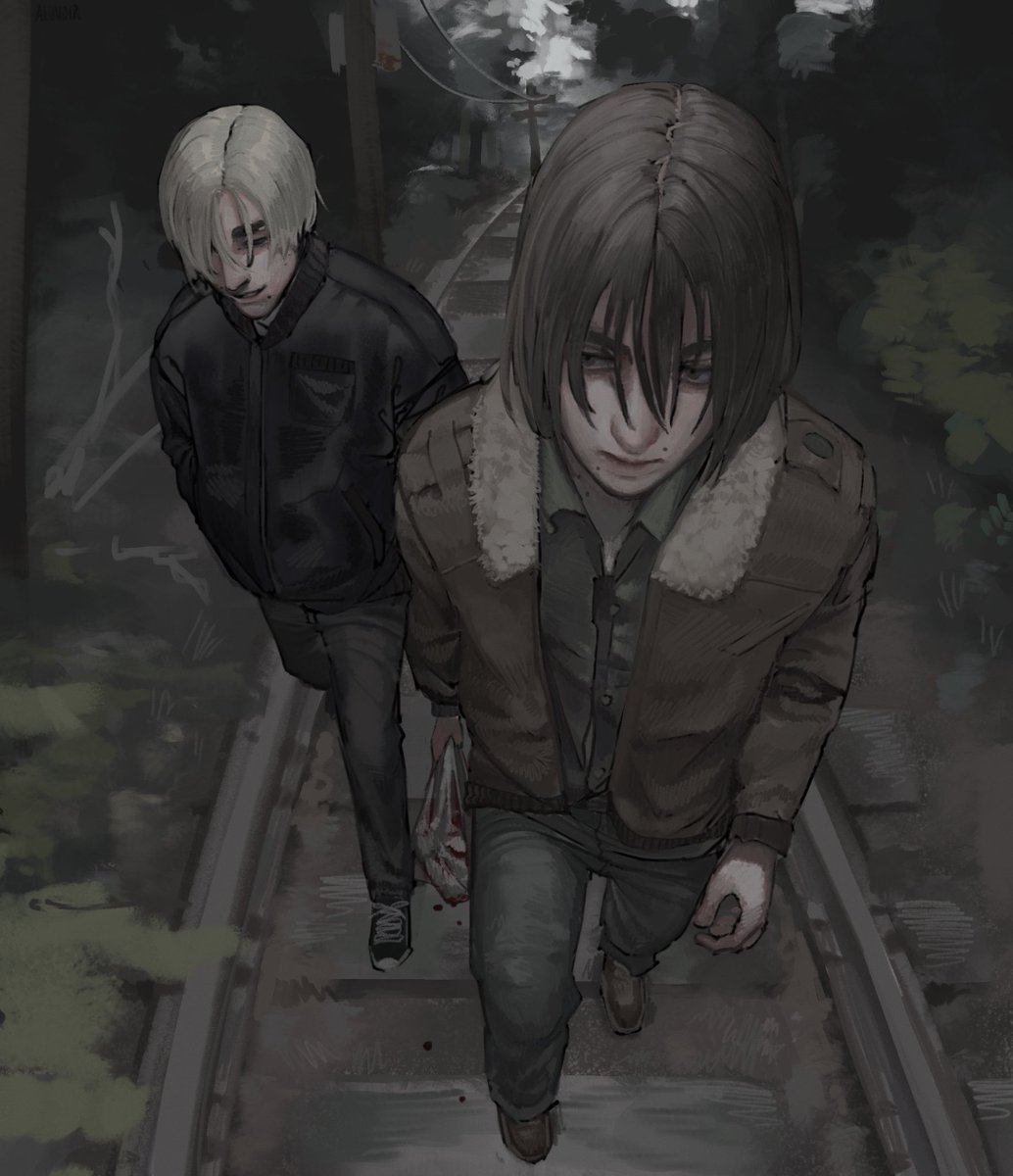 aluvoir's tweet photo. [OC] Walking in the woods https://t.co/fUvjfH4mG0