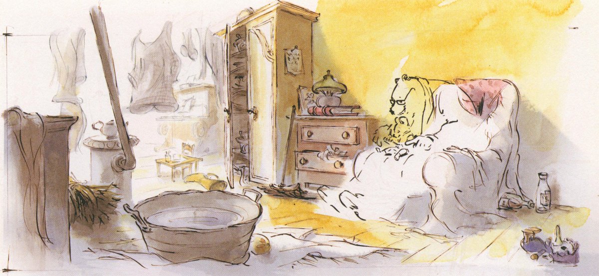 ani_obsessive's tweet photo. Concept art for Ernest &amp; Celestine (2012), dir. Benjamin Renner, Stéphane Aubier and Vincent Patar, La Parti Productions

Pieces by Renner, Zaza and Zyk https://t.co/ClhhFFenru