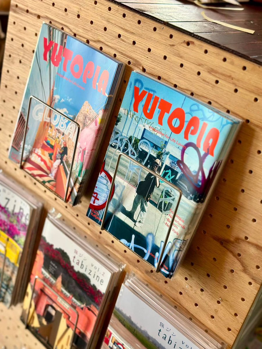 Yuffy_chips's tweet photo. \お知らせ/
このたび、期間限定で私のZINEを店舗でお取り扱いいただけることになりました🎪🎉

📍販売場所：SUT （Space Utility TOKYO）
🗼住所：東京都目黒区中目黒3-5-3
📚販売期間：7月末〜3ヶ月

お近くに行かれる予定がありましたら、ぜひお立ち寄りください✨
#旅ZINE https://t.co/jC74enKuca