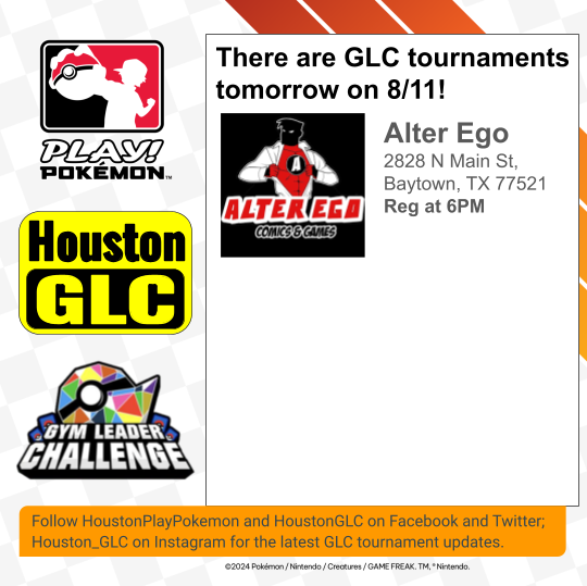 HoustonGLC's tweet photo. HOUSTON GLC TOURNAMENT HAPPENING TOMORROW! https://t.co/oe1imxbvrD