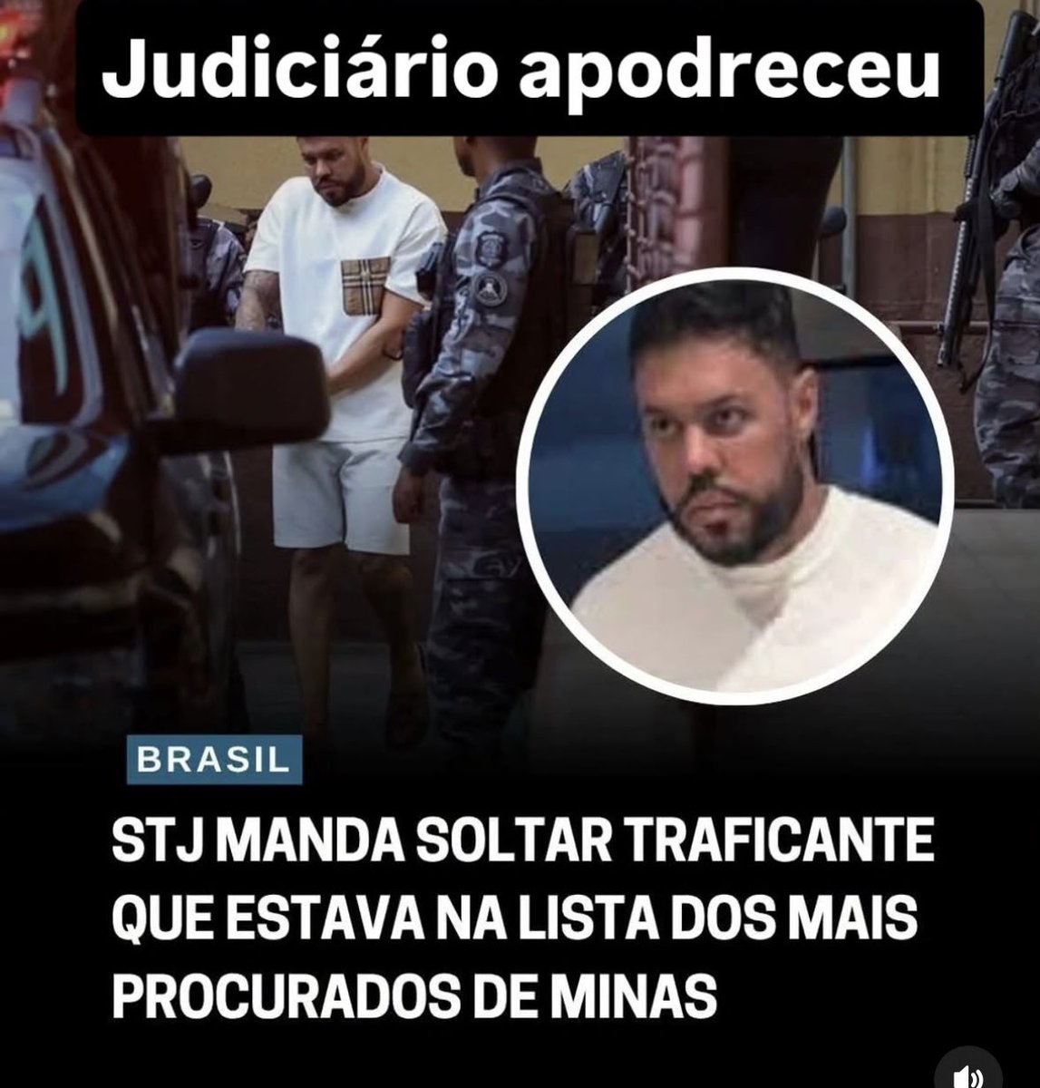 FlaviaMSoares76's tweet photo. O STJ determinou a soltura de Douglas de Azevedo Carvalho, o "Mancha", suspeito de liderar uma facção criminosa com atuação em Minas Gerais e outros estados. A decisão substitui a prisão preventiva por medidas alternativas.

Segundo os autos, o investigado havia sido preso na Bolívia em março deste ano, após meses foragido. Ele foi trazido ao Brasil e mantido em regime de prisão preventiva em unidade de segurança máxima.

Na decisão, o relator considerou elementos como residência fixa, vínculos familiares e atividade econômica declarada para justificar a revogação da prisão.

Ele deverá cumprir regras impostas pela Justiça, como uso de tornozeleira eletrônica e proibição de deixar o país.

FAZ O L❤️