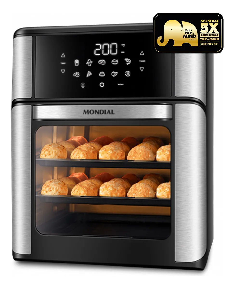 Ofertaint's tweet photo. Fritadeira Air Fryer Forno Oven 12L, Mondial, 2000W - AFON-12L-BI
🔍 Mercado Livre: GKSYLD-4RGU
🔗https://t.co/H7xR6Ebc0n

 R$ 459,12 no pix  🏷️ 34% OFF https://t.co/7IA5StUG0v