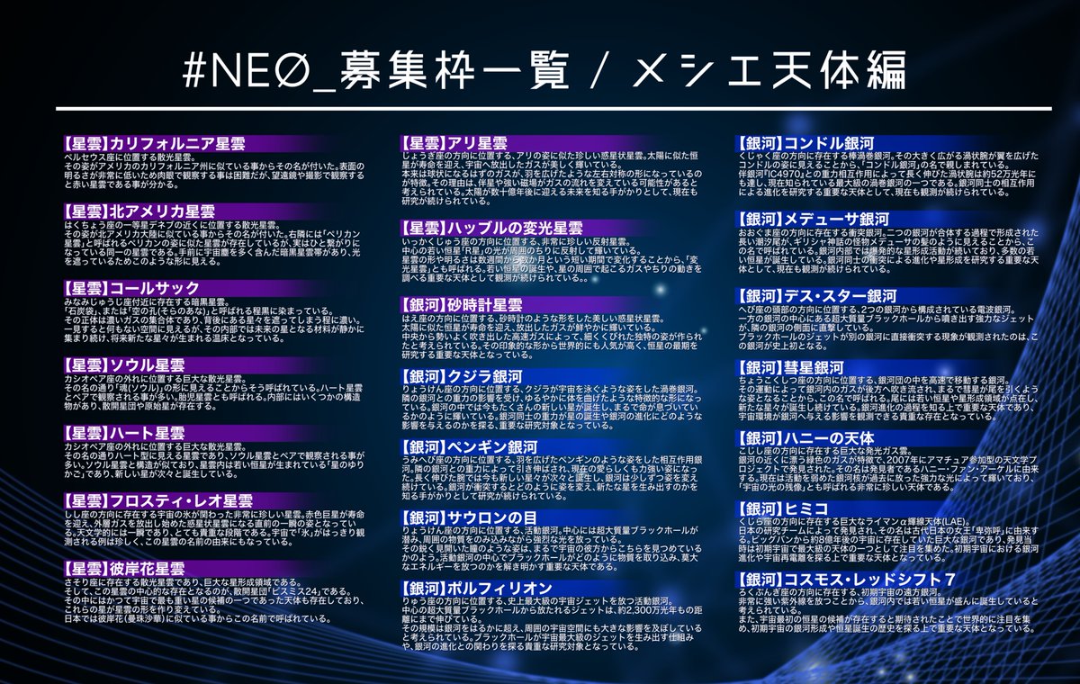 THENEO_TL's tweet photo. 《お知らせ》

新たな枠を実装致します。新規枠の内容は下記の画像の通りになります。
申請は7/29(水)18:00より受付開始となります。

#NEØ_追加募集枠
#NEØ_公式 https://t.co/7vqSSNgEoX