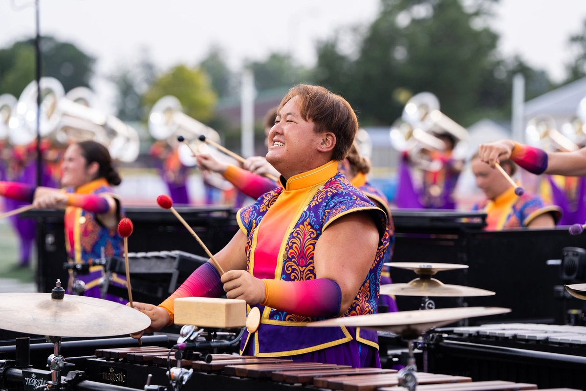 TheAcademyDBC's tweet photo. Take a bow, everyone 🎶

#theacademydbc #drumcorps #dci26 #heatforged https://t.co/XcNB3UCblC