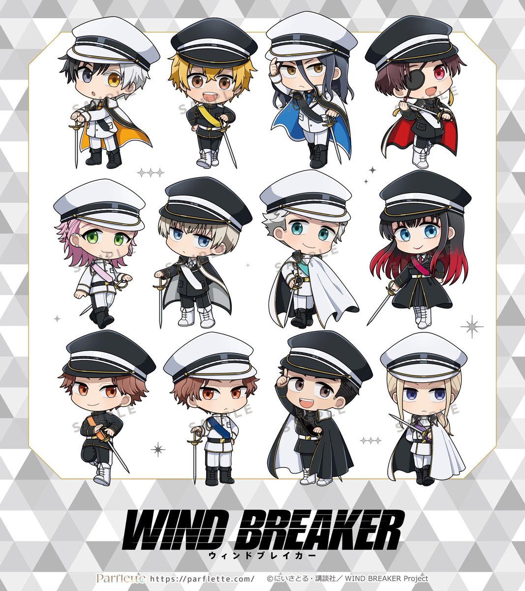 WINDBREAKER_FAN's tweet photo. 本日より通販スタート！！

TVアニメ「WIND BREAKER」
描き起こしイラスト ミリタリーコーデ

マントをなびかせたスタイリッシュな装い

https://t.co/Vl97CsSY3H

#ウィンブレ https://t.co/z6GLPSA2Dw