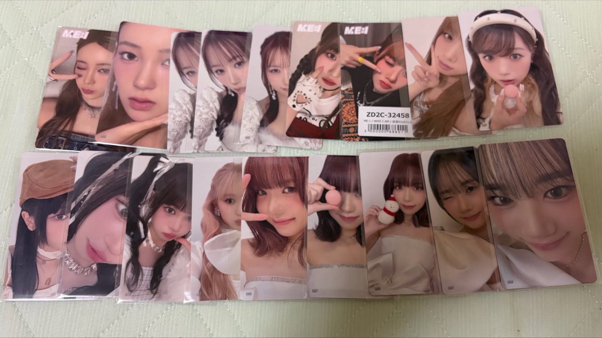 ___a299's tweet photo. ME:I トレカ 交換

求)R108激求＞鼓セルカ、トレカ＞璃杏081＞桃奈セルカ

譲)写真参照

有明2日目、神戸2日目手渡し希望
過去トレカもあります。よろしくお願いします！

 #ME_I交換 https://t.co/WVSZrBBFsc