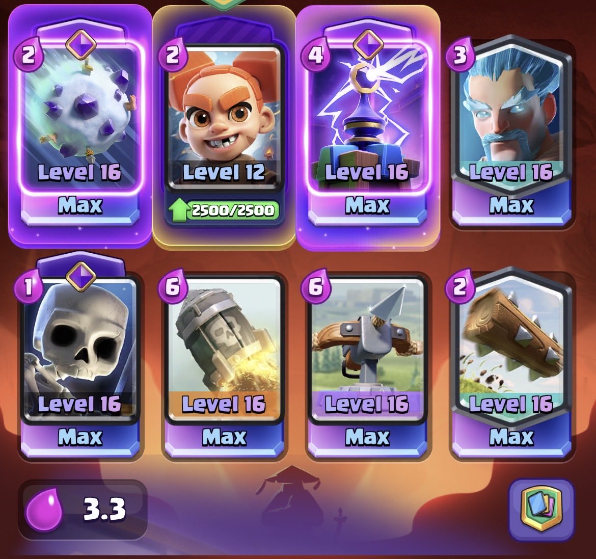 mopdiddylight's tweet photo. Next season deck
Keeping berserker level 12 for Mohamed Light https://t.co/nrCNWWxo0H