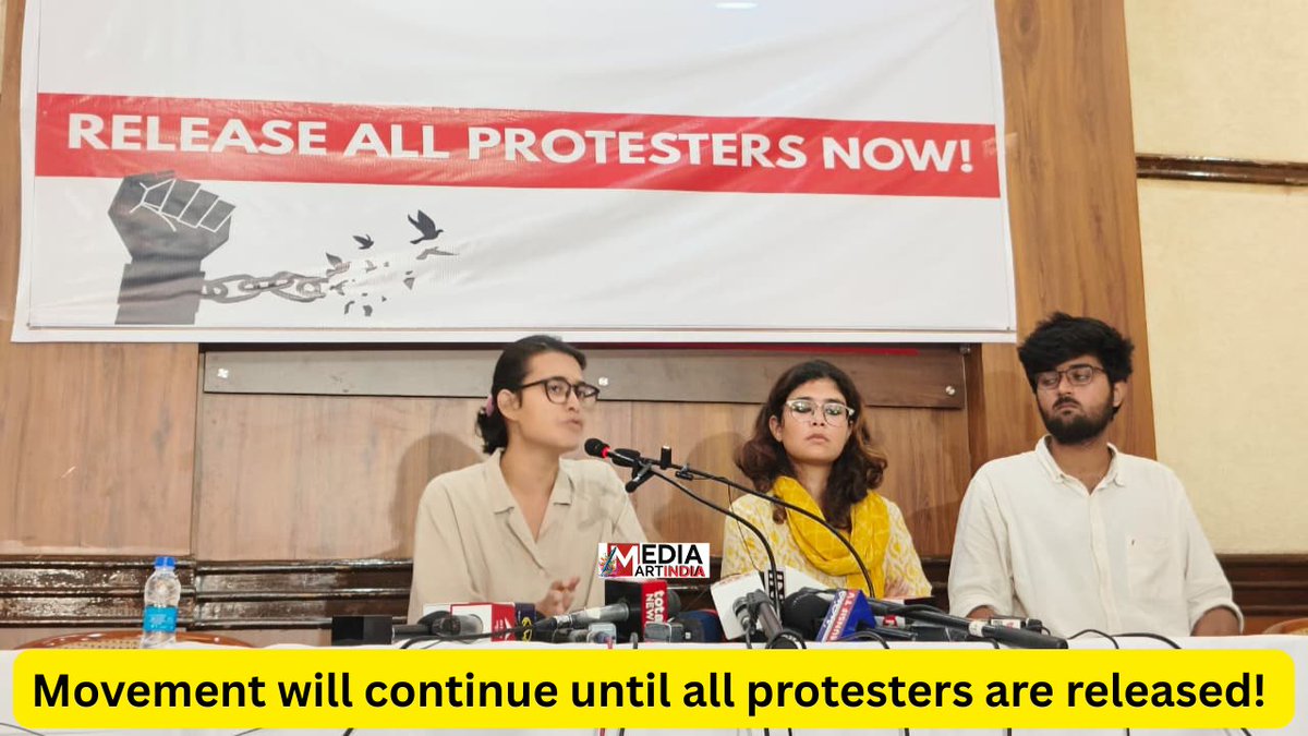 withumashankar's tweet photo. Movement will continue until all protesters are released!
https://t.co/kpZnDyvElD https://t.co/HFEyOnt6vV
