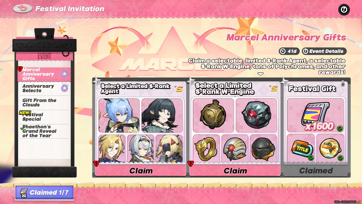Alfwed_'s tweet photo. ZZZ players who did you choose to claim? https://t.co/VzNxwsoCxm