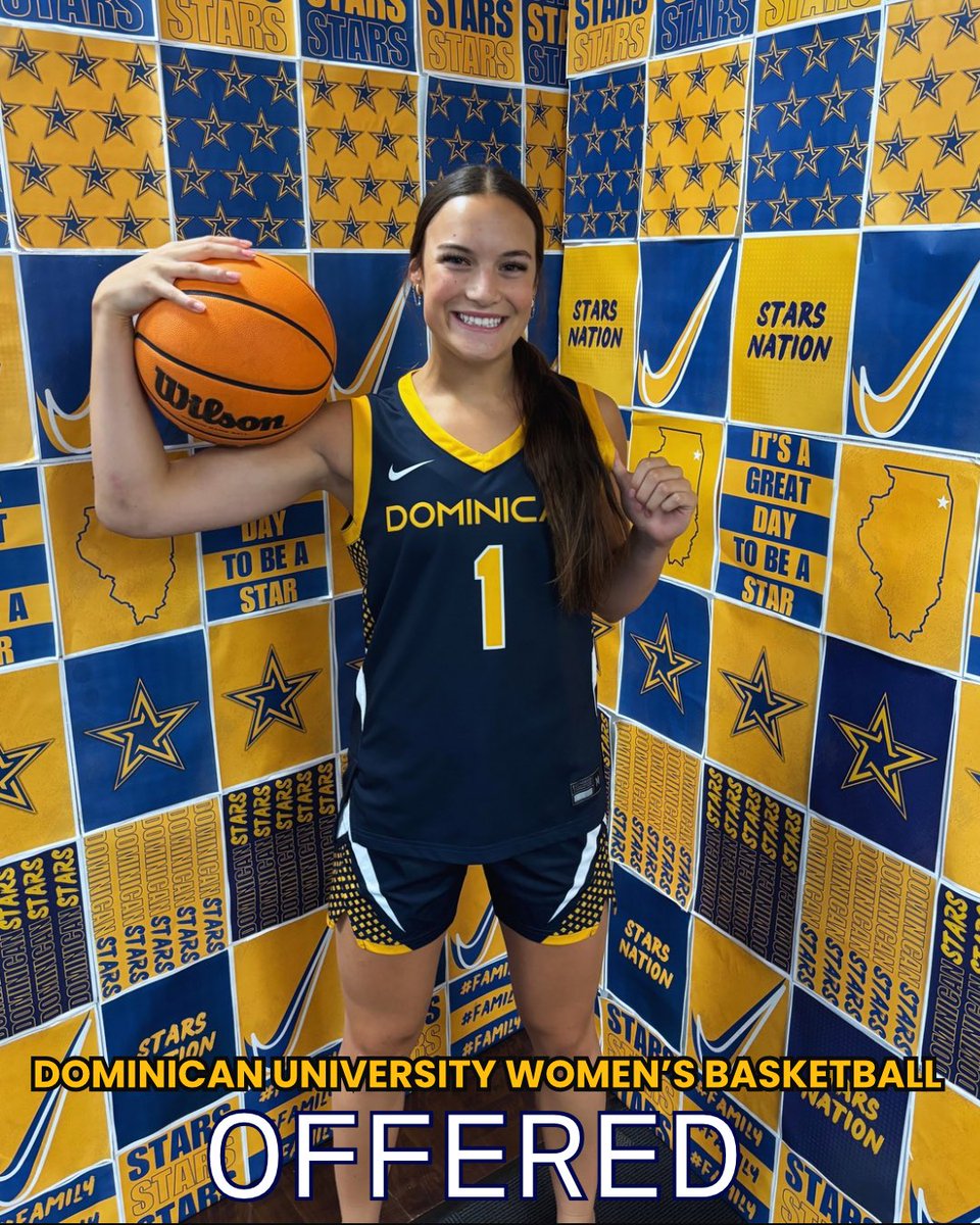 AylaParcon2027's tweet photo. Blessed to have received an offer from @duwbb_stars ! Thank you so much to Coach Carrillo, Coach Mar, and Coach Tim for the visit and believing in me.
#gostars💙💛 https://t.co/UWgfknyNG3