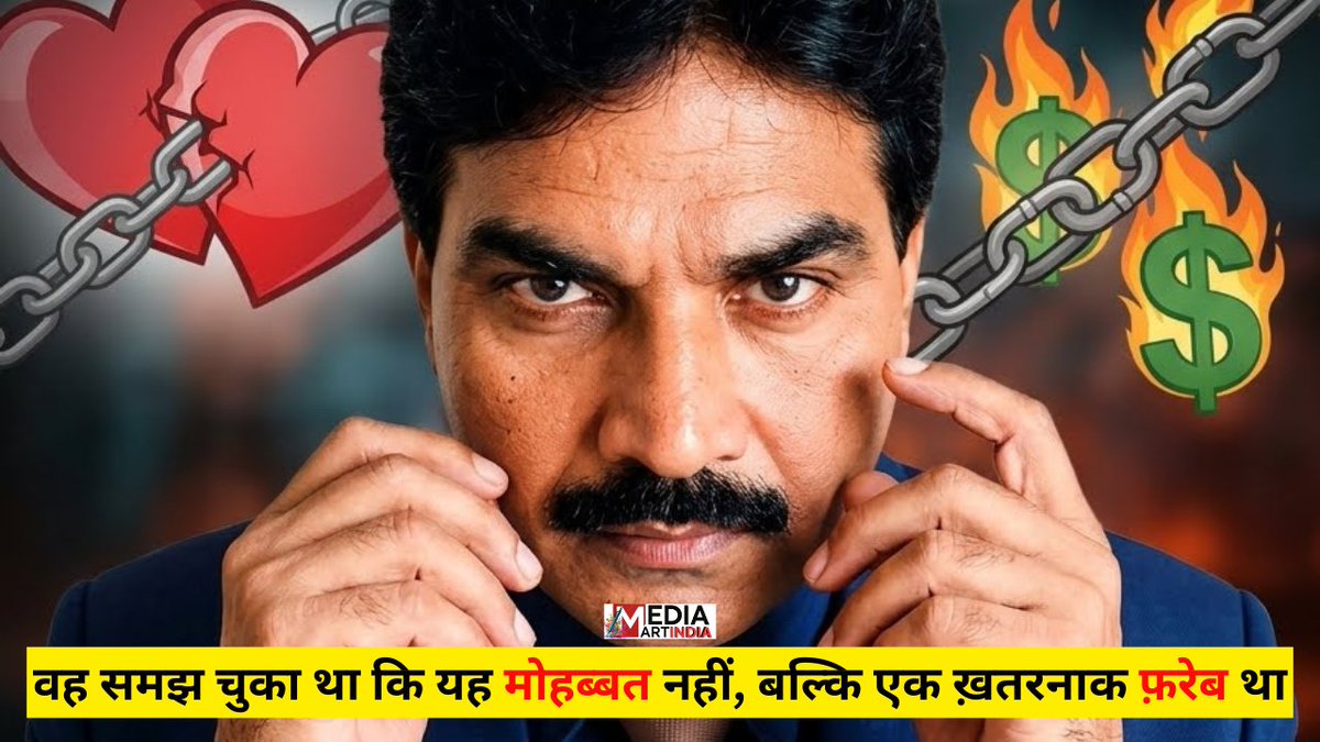 withumashankar's tweet photo. वह समझ चुका था कि यह मोहब्बत नहीं, बल्कि एक ख़तरनाक फ़रेब था
https://t.co/WFZr05Z0C4 https://t.co/C86JEM5a4v