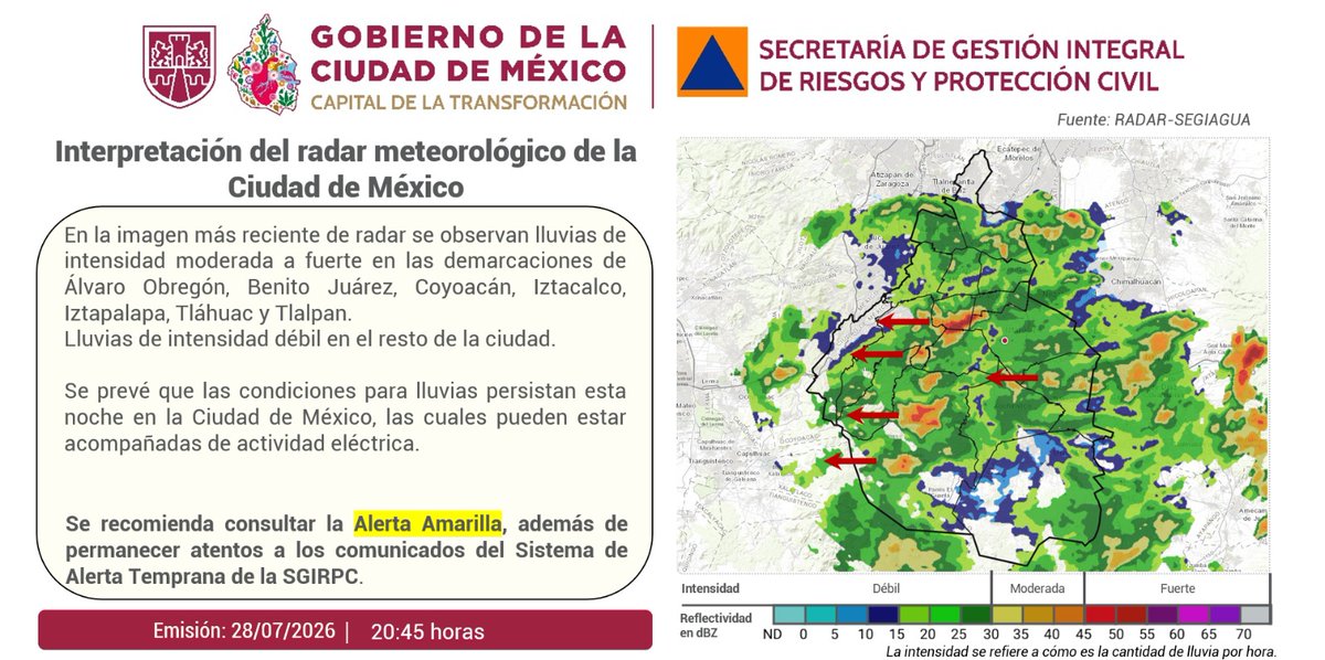 Secretaría de Gestión Integral de Riesgos y PC tweet media