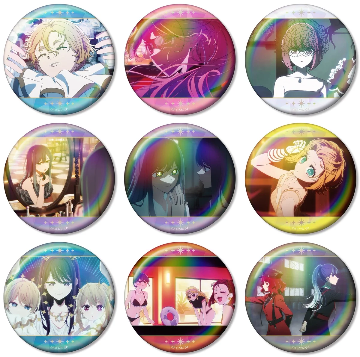 推しの子　缶バッジ　オーロラ　アイ 推しの子 グッズ情報！ on X: 