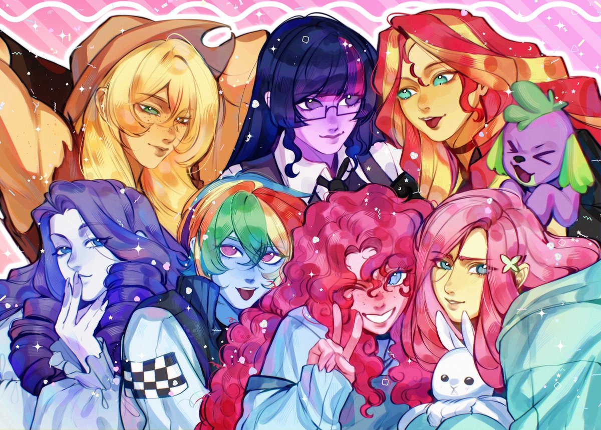 Glaciar508_'s tweet photo. Girls! 

#mlp https://t.co/98Z1ZbYLsG