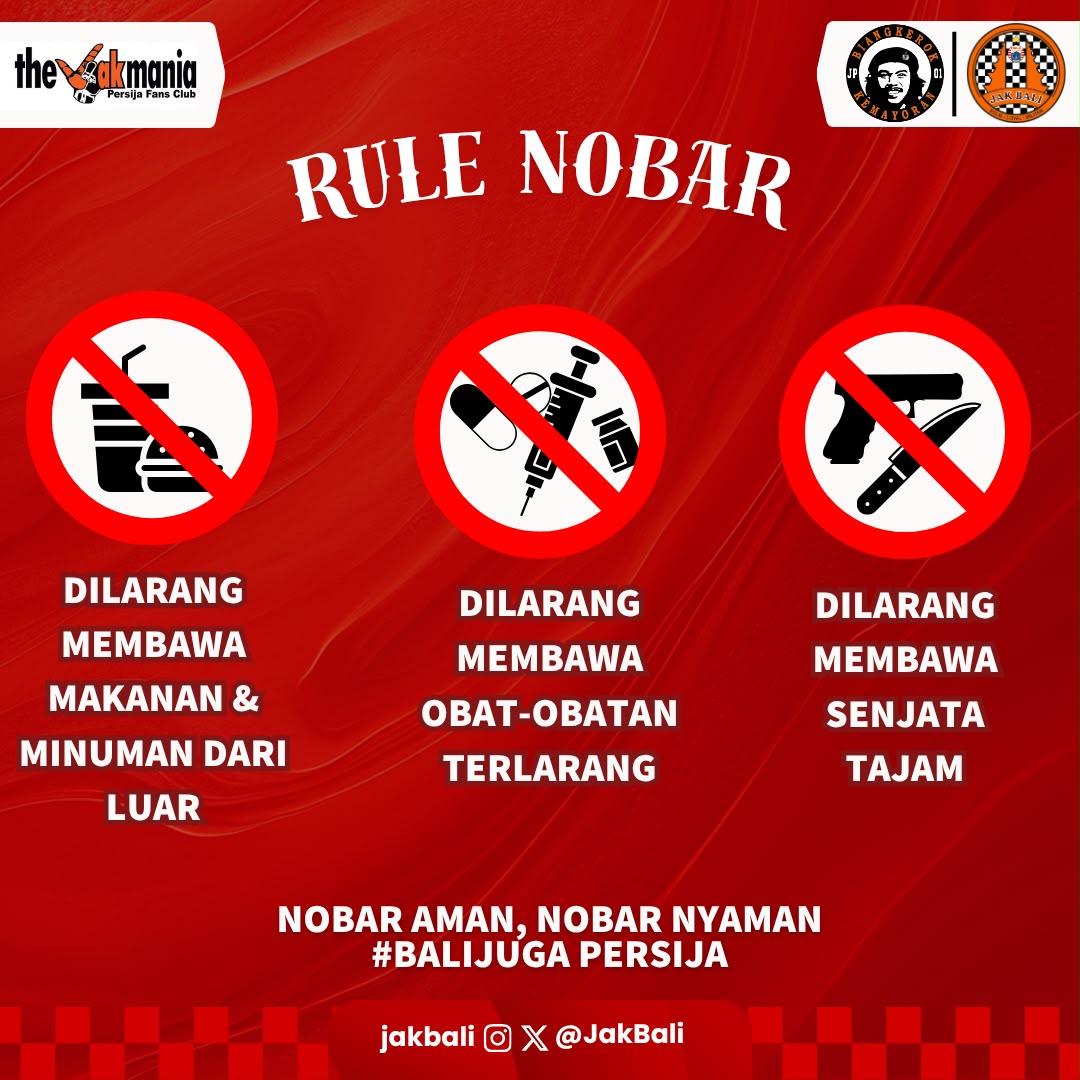 JakBali's tweet photo. Sore ini kita ada nobar lagi di The Saint ya Jak!!
See youuu #PersijaDay https://t.co/0gZQSjbiI8