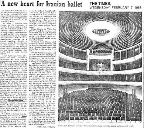 aydinarch6863's tweet photo. Représentation de « Mary Apik » au Rudaki Hall en 1950

Elle était membre du Ballet national d'Iran.
Le Ballet national d'Iran a été fondé en 1955.
Parmi les œuvres de cette compagnie figurent des ballets iraniens tels que Bijan et Manijeh, Simorgh, Afsaneh Afarinesh et Shahrzad. https://t.co/oRyj4ENqEx