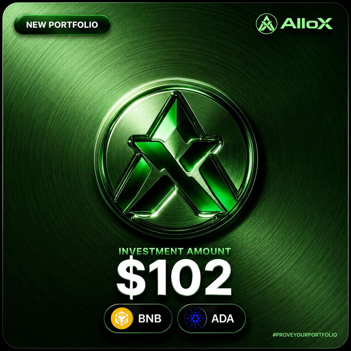 mrriazlearning's tweet photo. Just proved my portfolio on @alloxdotai 🚀

#ProveYourPortfolio #AlloX https://t.co/9Sbxg3vyCZ