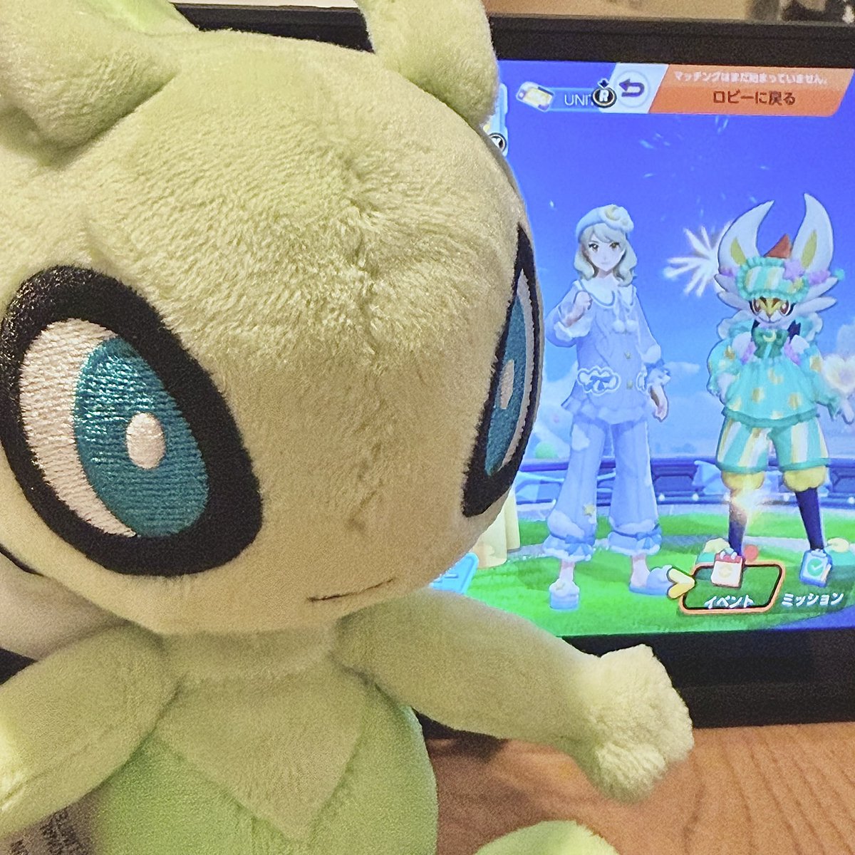 Cocoqhvm's tweet photo. セレビィに見守ってもらいながら
ユナイト少しやったよ〜🍀
フレンド募集中です🎵 https://t.co/QwbVfzqJa4