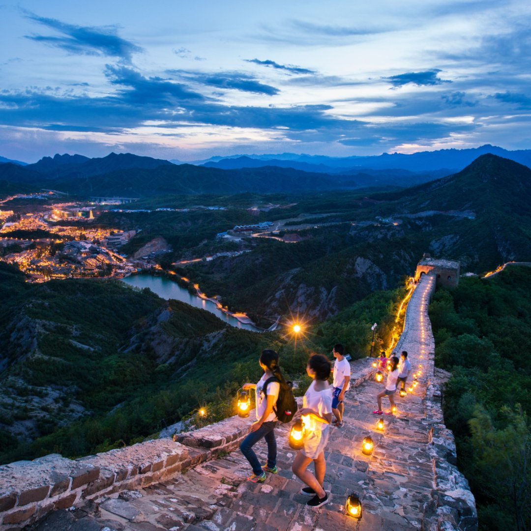 Trip's tweet photo. Discover Miyun, Beijing, where ancient walls meet tranquil waters! 

Gubei Water Town & Simatai Great Wall: See the town glow at night, enjoy dazzling light shows, and join the one-of-a-kind Great Wall night tour!

Panlongshan Great Wall: Hike this rugged "Wild Great Wall," a photographer’s top pick for golden hour views!

Seek Your “Sea” in Miyun: A tourism campaign debuts in 2026! Melt into the endless blue at Sunshine Valley and 3 other spots!

Ready for Miyun? Check out our one-stop travel hub!