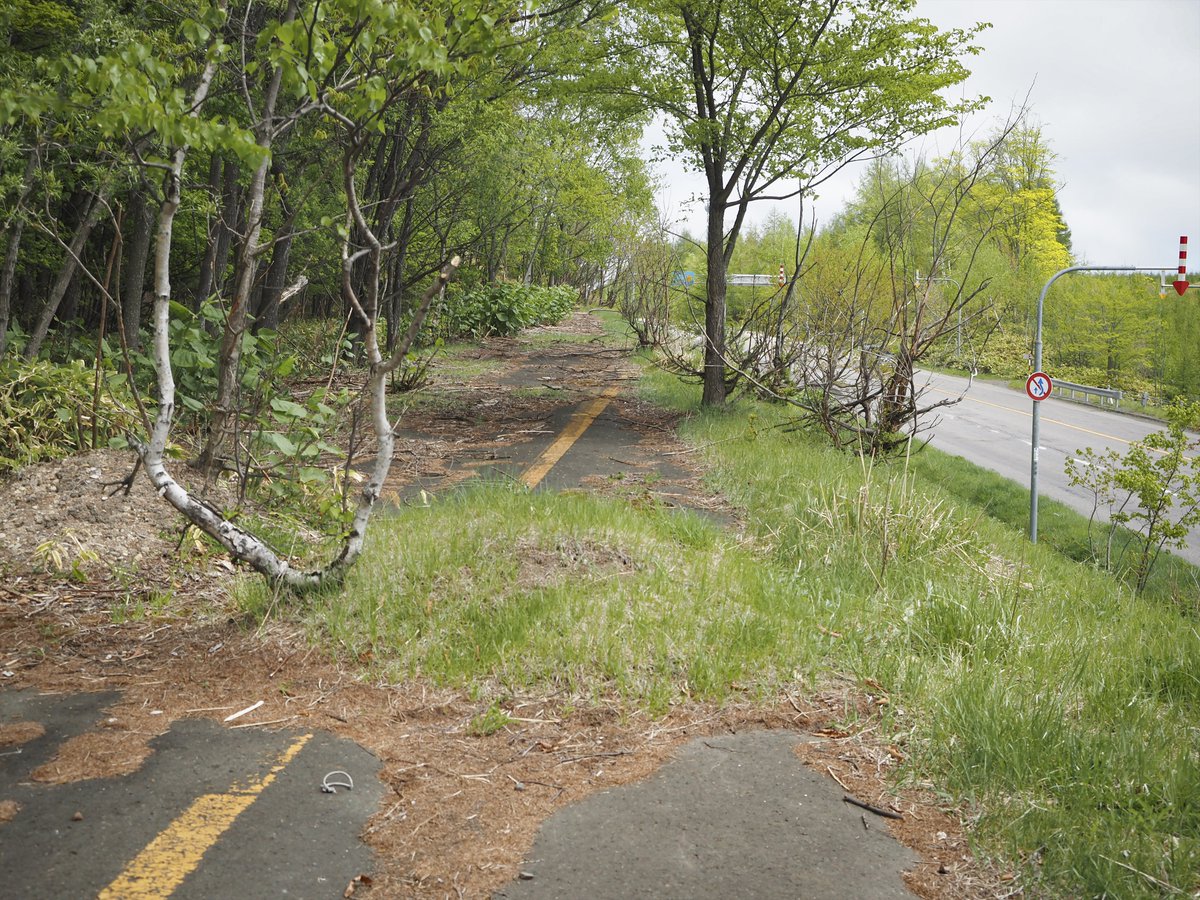 kswmochi's tweet photo. ・国道334号旧道（網走市栄）
・道道104号網走端野線旧道（北見市端野町緋牛内） https://t.co/d5iRJiBqZK