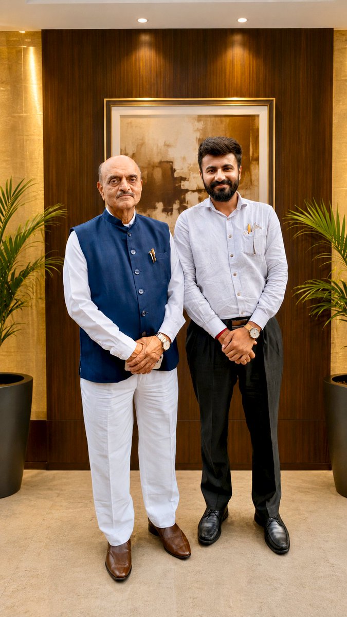 Ramesh4India's tweet photo. भारत सरकार के पूर्व केंद्रीय वित्त राज्य मंत्री व माननीय राज्यसभा सांसद आदरणीय डॉ भागवत कराड़ जी से आज स्नेहिल भेंट कर आशीर्वाद मार्गदर्शन प्राप्त किया। https://t.co/ak24VS9Kv3