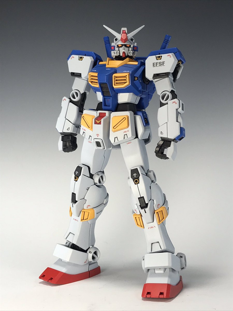 ガンダム7号機 MSV風カラー。シンプルで作りやすかったぜ #今月作った