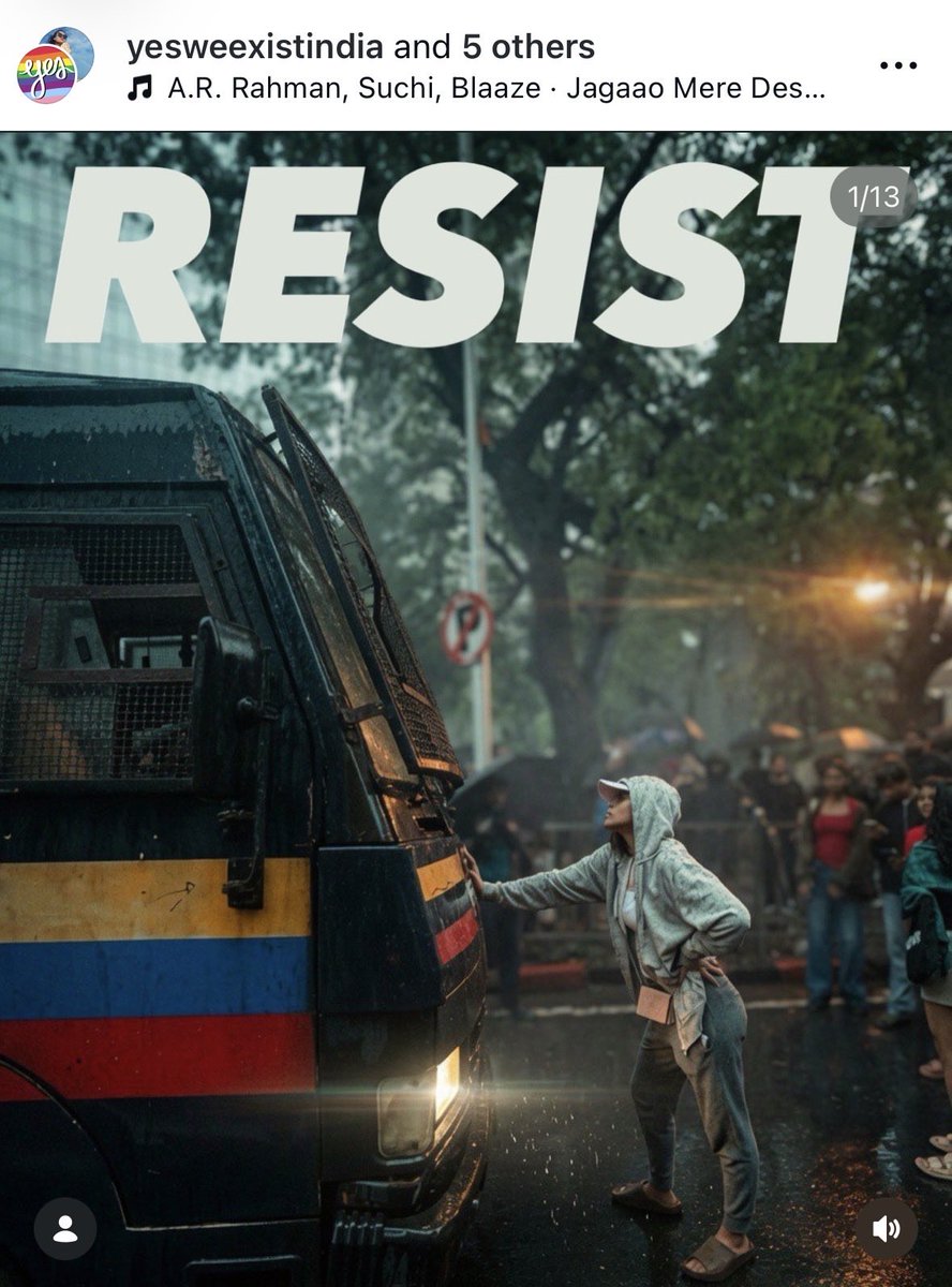 YesWeExistIndia's tweet photo. Modi government made Instagram block this post in India. The post simply captured pictures of resistance displayed by women at the students’ protests. @PMOIndia @GoI_MeitY @AshwiniVaishnaw @DelhiPolice - it is not unlawful to post pictures from the protest. We won’t be silenced! https://t.co/82aDiISs5B