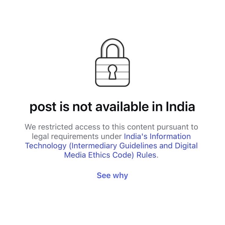 YesWeExistIndia's tweet photo. Modi government made Instagram block this post in India. The post simply captured pictures of resistance displayed by women at the students’ protests. @PMOIndia @GoI_MeitY @AshwiniVaishnaw @DelhiPolice - it is not unlawful to post pictures from the protest. We won’t be silenced! https://t.co/82aDiISs5B
