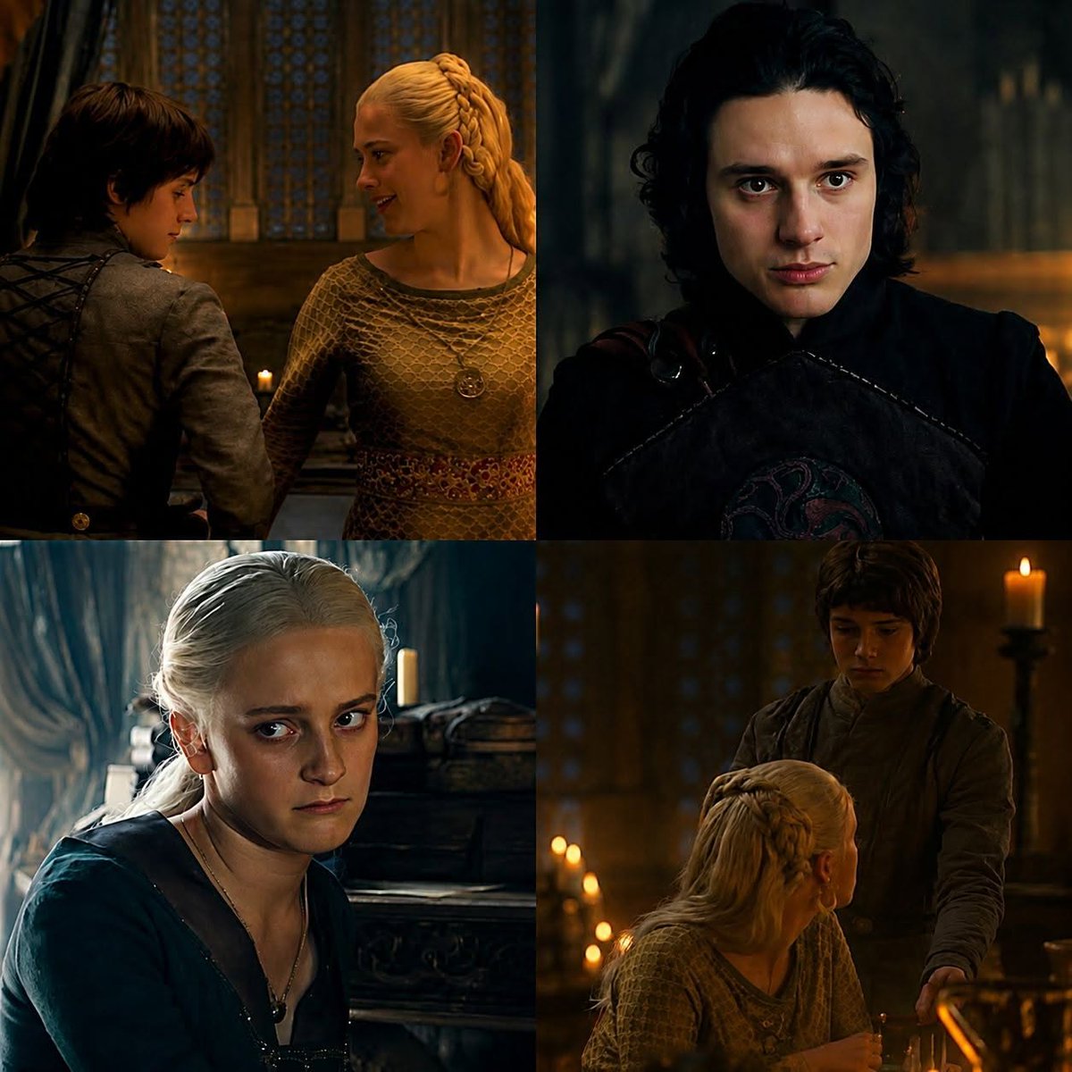 jlinzombie's tweet photo. "Não tinha outro lorde que pedisse a minha mão?"

Tinha o príncipe herdeiro do trono de ferro. Vocês casariam, teriam vários filhos e evitariam uma guerra. Mas Otto Hightower tinha mais ambição.

#HOTD #HouseoftheDragon https://t.co/rwgsyPUlFL