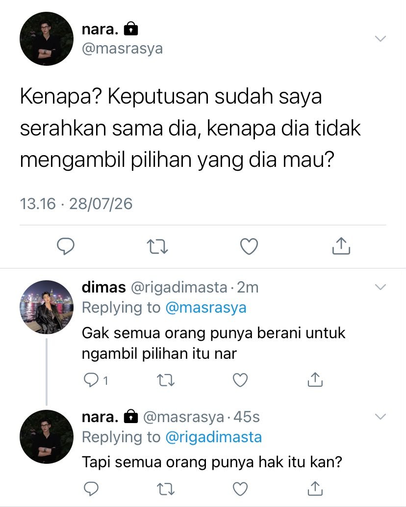 orbitanara's tweet photo. #pondphuwin few tweets au,
Marriage is scary, kalau suaminya bukan Raden Mas Narasya Letraningrat.

— Karena bagi Phuja memilih bukanlah haknya. https://t.co/OKRhnufoog