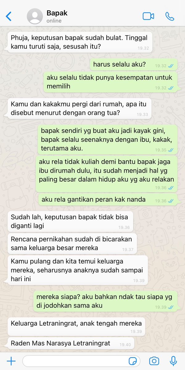 orbitanara's tweet photo. #pondphuwin few tweets au,
Marriage is scary, kalau suaminya bukan Raden Mas Narasya Letraningrat.

— Karena bagi Phuja memilih bukanlah haknya. https://t.co/OKRhnufoog