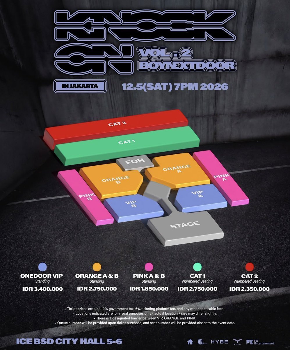nagawaesther_'s tweet photo. WTS selling tickets

BOYNEXTDOOR TOUR 'KNOCK ON Vol.2' IN JAKARTA📍

🎫VIP A (2 tix consecutive qn)
🎫ORANGE A (2 tix consecutive qn)

✅ Foreigners can buy also

DM 📥
#KNOCK_ON_Vol_2_IN_JAKARTA
#BND #KNOCK_ON_Vol_2  #KNOCK_ON_Vol_2_IN_ASIA https://t.co/6A7MylxQ98