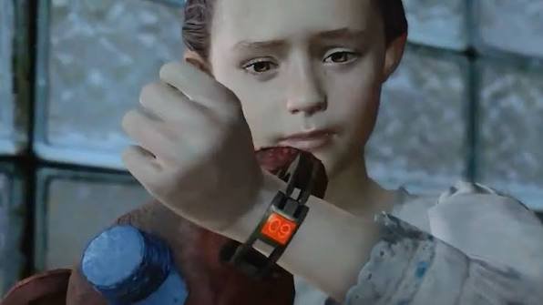 Resident_bio's tweet photo. Unlike the other survivors in Revelations 2, Natalia's bracelet is stuck on red, the color symbolizing she SHOULD be succumbing to fear. The bracelets measure adrenaline and norepinephrine (the "fight or flight" hormone) and Natalia DOES have adrenaline in her system
1/2
#REBHFun https://t.co/6UyxMMRuJo
