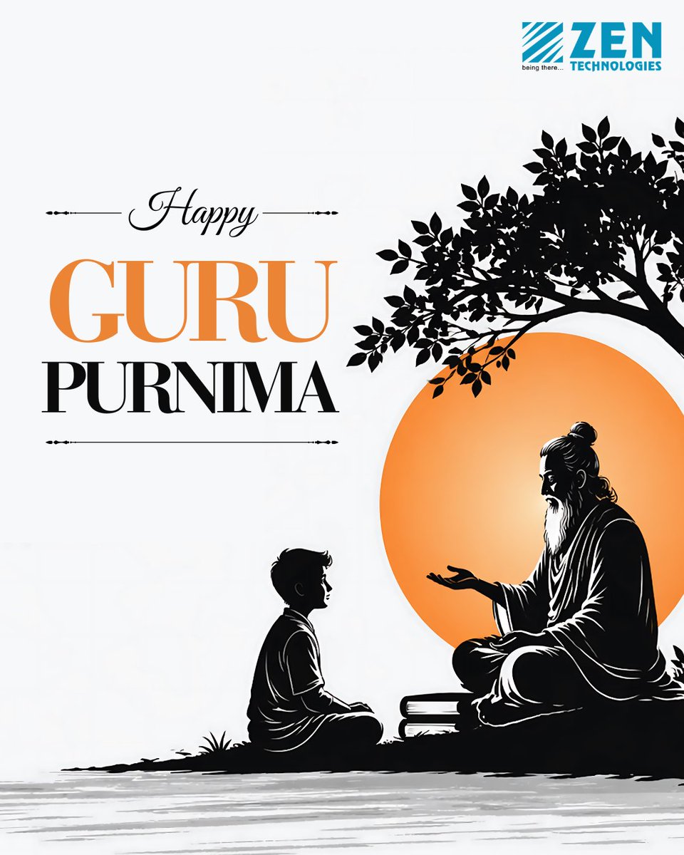 ZenTechnologies's tweet photo. Great nations are built on knowledge, discipline, and the guidance of those who inspire others to achieve their best.
 
This Guru Purnima, we honour the invaluable role of teachers and mentors whose wisdom nurtures curiosity, builds character, and shapes future generations.
 
May we continue to learn, grow, and lead with humility.
 
Zen Technologies wishes everyone a Happy Guru Purnima.
 
#GuruPurnima #Wisdom #Mentorship #Learning #Leadership #ZenTechnologies