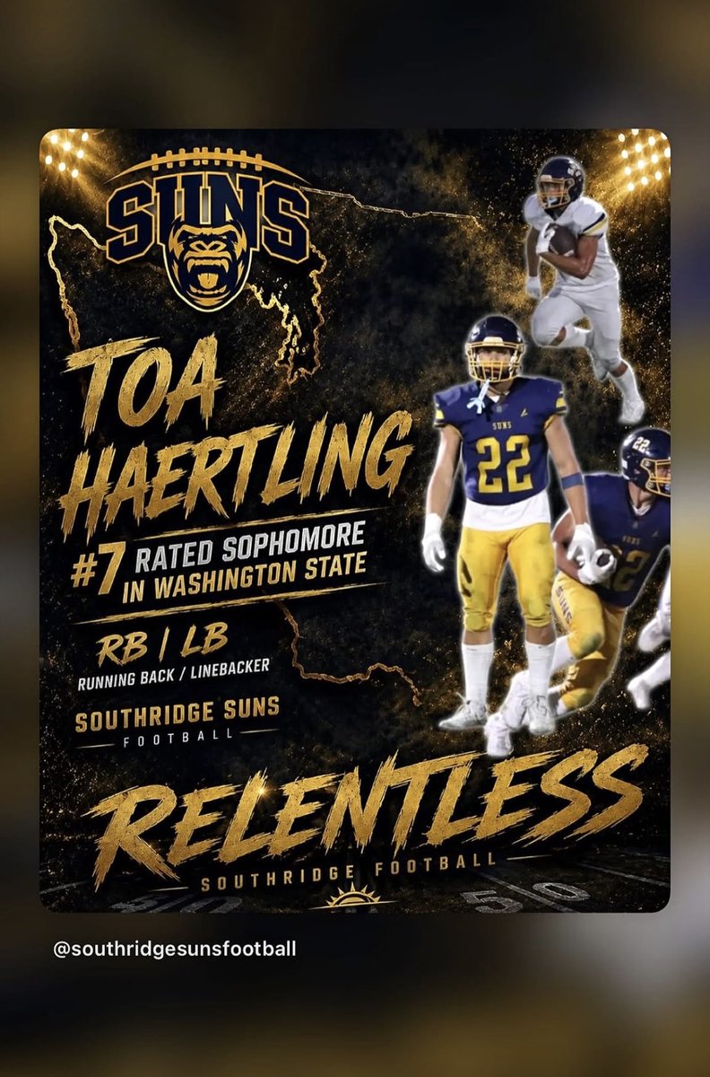 Toahaertling's tweet photo. Grateful to be rated #7th sophomore in Washington state as a LB https://t.co/7zk61yitqL