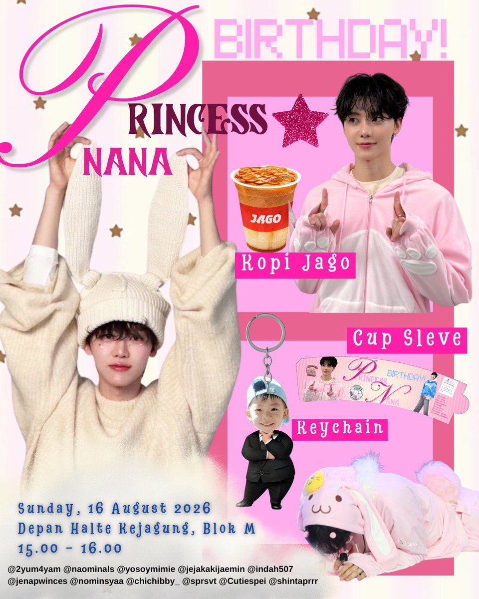 jenapwinces's tweet photo. 𓊆ྀི❤︎𓊇ྀི𝑨 𝑹𝒐𝒚𝒂𝒍 𝑪𝒖𝒑 𝒇𝒓𝒐𝒎 𝑷𝒓𝒊𝒏𝒄𝒆𝒔𝒔 𝑱𝒂𝒆𝒎𝒊𝒏🐰
Project by @2yum4yam @naominals  @yosoymimie @jejakakijaemin @indah507 @jenapwinces @nominsyaa @chichibby_ @sprsvt @Cutiespei @shintaprrr 

💌Detail On Poster
🐰Bring Ur Jaemin Stuff!

#HAPPYJAEMINDAY
#재민 https://t.co/fkNdzLQOZ7